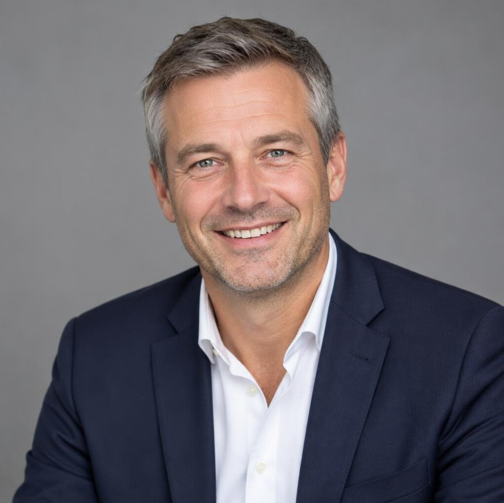 Portrait of a Belgian businessman smiling